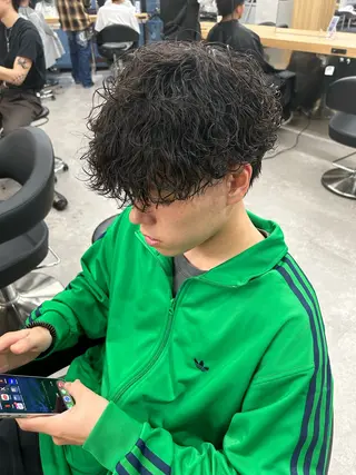 パーマ メンズ 🐺森 雄飛/メンズ 韓国ヘアのヘアスタイル