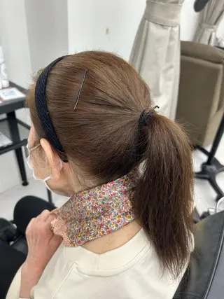 ミディアム カラー ちょめ/八王子 ZEST emuのヘアスタイル