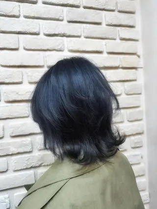 ミディアム カラー 池袋@パーマ 本多のヘアスタイル
