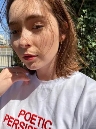 ショート カラー 🎀暖色カラー🎀 おかだみほのヘアスタイル