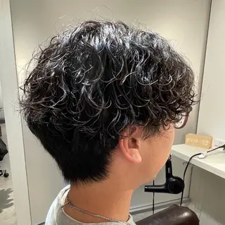 メンズ RUKA👱🏻 メンズカットパーマのヘアスタイル