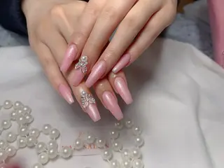 ネイル 💕鈴木ユリ パラジェル/オフ無料のネイルデザイン