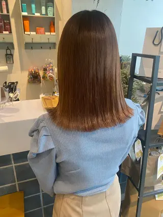 セミロング N°+aero 😊れいか😊のヘアスタイル