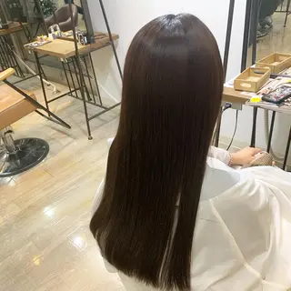 ロング メンズバレイヤージュ 斉藤春のヘアスタイル