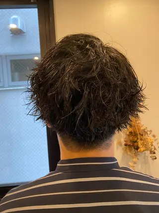 カラー パーマ ヘアアレンジ メンズ メンズパーマの巨匠 鈴木純のヘアスタイル