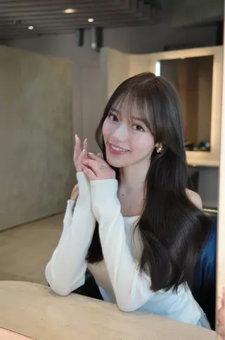 ロング 美顔形成｜酒井 ｜青山のヘアスタイル