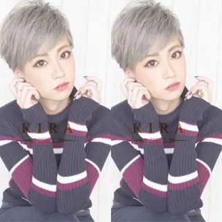 ショート 【KIRA 代表】 TATSUYAのヘアスタイル