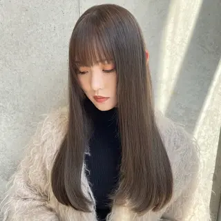 ロング カラー Mizobe misakiのヘアスタイル