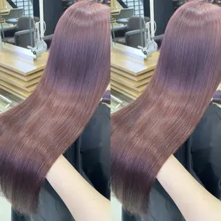 ロング 艶髪カラー🫧 髪質改善🪽萩原のヘアスタイル