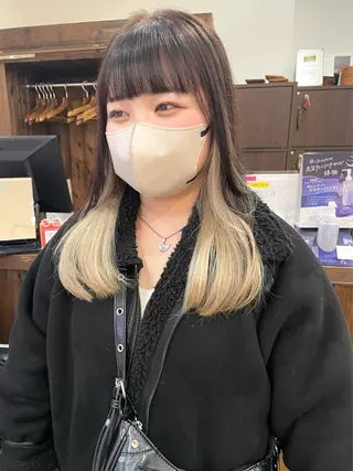 ミディアム カラー 美容学生必見❣️お得 クーポン有り💓池辺のヘアスタイル