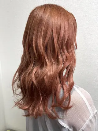 ロング カラー ヘアアレンジ 🪽髪質改善ストレー ト🤍美羽🤍のヘアスタイル