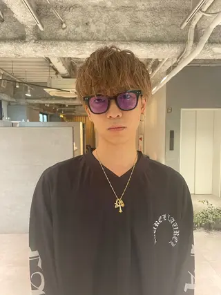 ショート カラー 🔱メンズパーマ特化 🔱山下和輝のヘアスタイル