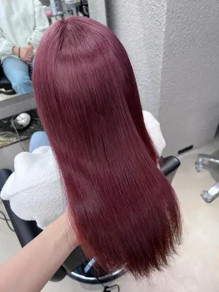 セミロング カラー 紬/enne/ブリー チ/ハイトーンのヘアスタイル