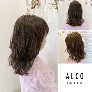 ミディアム カラー ワタイショウタ 髪質改善✨眉毛サロンのヘアスタイル