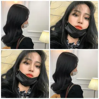 セミロング カラー SANA推し美容師 CHISA🍒のヘアスタイル