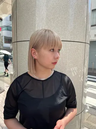 ミディアム 福田 唯夏のヘアスタイル