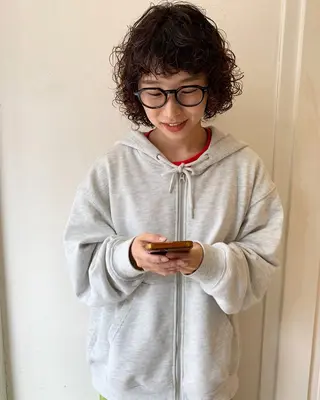 ミディアム カラー パーマ 【takk】 ナカヤママサヨシのヘアスタイル