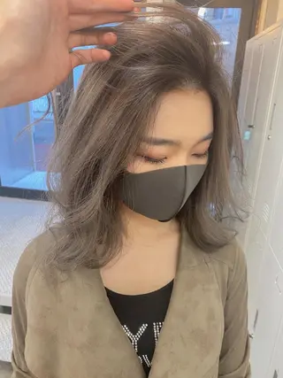 ミディアム カラー 海外デザイン🇺🇸 石渡諒太のヘアスタイル