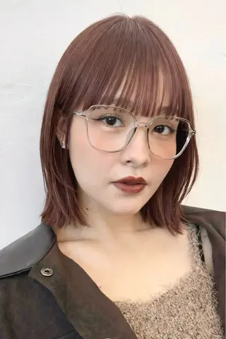 ミディアム カラー ヘアアレンジ 似合わせカット/ダブ ルカラー💫AINAのヘアスタイル