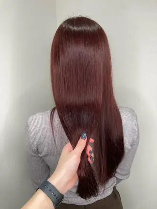 ロング カラー ENA💗NEXT /ハイトーンエクステのヘアスタイル