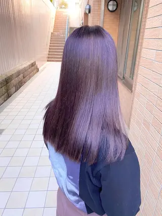 ロング カラー 髪質改善 ヒデのヘアスタイル