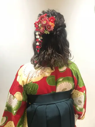 ミディアム ヘアアレンジ 🐺ウルフ/レイヤー 似合わせ‎🤍沙羅のヘアスタイル