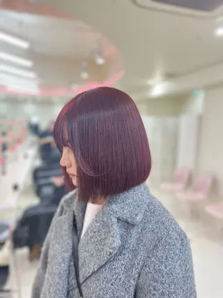 カラー ベージュ・ラベンダー カラー🎀りりのヘアスタイル