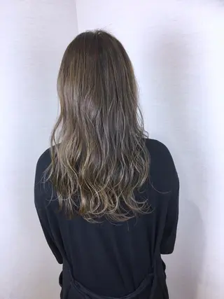 セミロング ブリーチなしダブル/ レイヤーカット 小棹のヘアスタイル