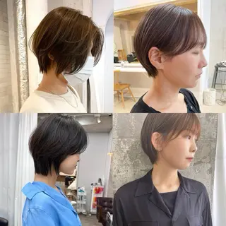 ショート ツガミ リナのヘアスタイル