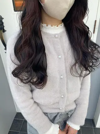 ロング 西村 美羽のヘアスタイル