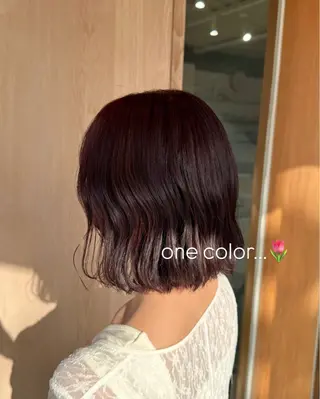 ショート カラー 美容室HUE【ヒュー】所属・尾崎 ひなののヘアスタイル