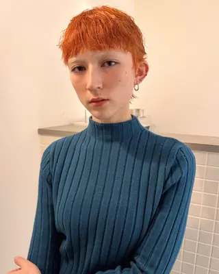 ショート カラー デザイン/レイヤー Kaito🐩/栄のヘアスタイル