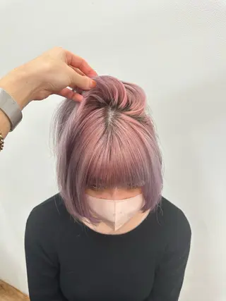 ショート 🩵albis/めい 大宮/ブリーチ🦋のヘアスタイル