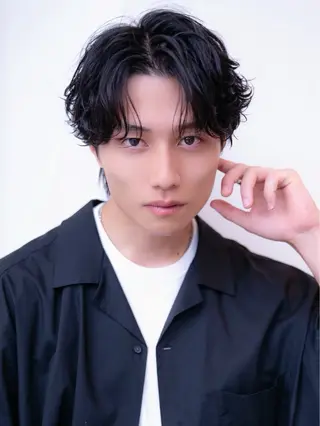 メンズ 渋谷／透明感カラー kuttiのヘアスタイル