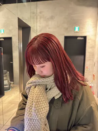 ミディアム 艶髪／レイヤー／ 透明感🎀／MARIのヘアスタイル