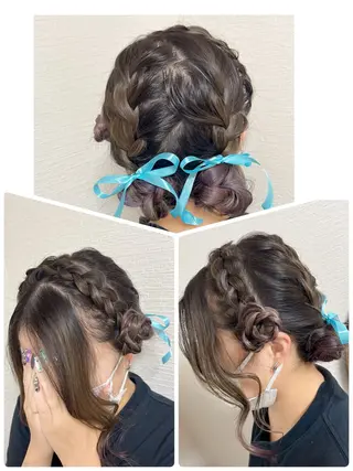 ヘアアレンジ Monleve 井上恵のマツエク・マツパデザイン