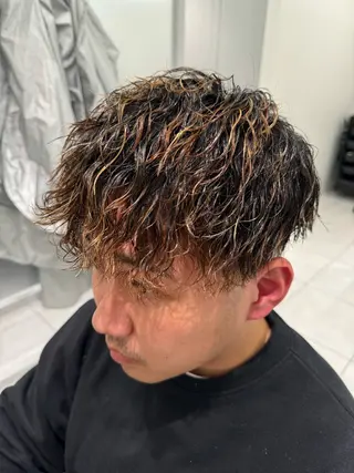 カラー パーマ メンズ EMANON  ANNEX池袋東口店所属・SiV(ｼﾋﾞ)✂︎ メンズ専門💈のヘアスタイル