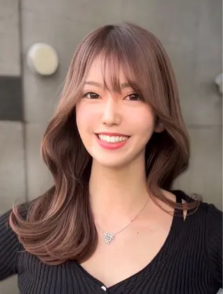 ミディアム カラー パーマ ヘアアレンジ 韓国ヘア×2way 🇰🇷和知拓郎のヘアスタイル