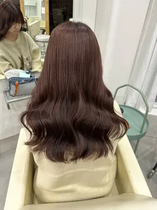 ミディアム カラー さあや 【透け感/艶感】のヘアスタイル