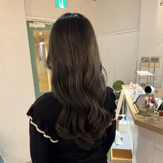 ロング カラー い な み ま なのヘアスタイル