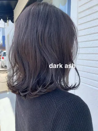 ミディアム カラー kitagawa mayuのヘアスタイル