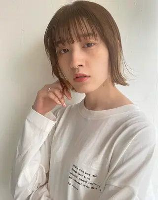 ショート 🍃透明感スタイル ｙｕ-ｋａ🍃のヘアスタイル