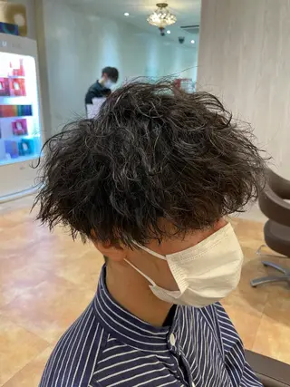 ショート パーマ メンズ 🔥Mackey🔥 メンズ特化型美容師のヘアスタイル
