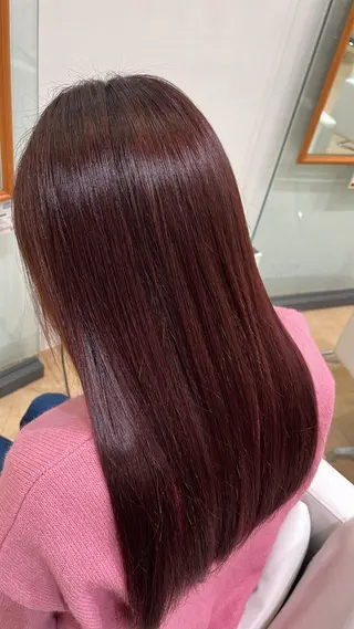 ロング カラー TAYA 明石ビブレ店所属・Shimose Yukaのヘアスタイル