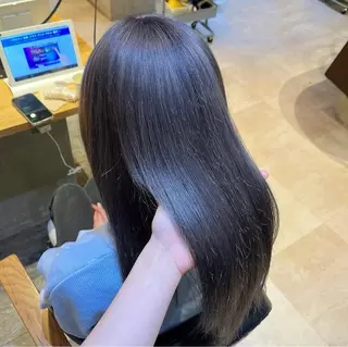 セミロング カラー 🌷お洒落推しカラー moe🐰🌷のヘアスタイル