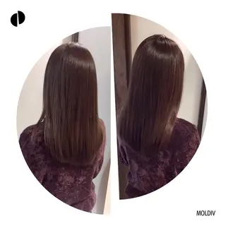 セミロング ロング カラー ✨縮毛矯正✨髪質改善 ナカシマ ユミのヘアスタイル