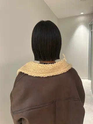 ミディアム 柔らかい縮毛矯正/ ボブ/北林のヘアスタイル