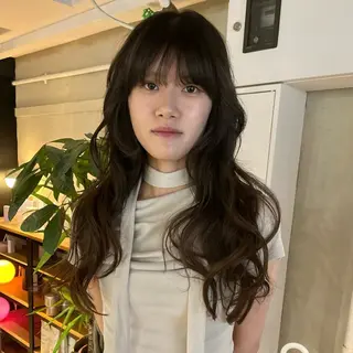 ロング カラー ヘアアレンジ ボブハイトーン🦖 デザインMAMIのヘアスタイル