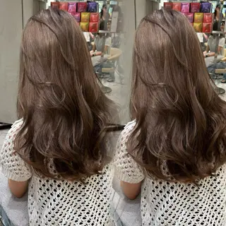 ロング カラー 縮毛矯正/レイヤー 松田空優哉のヘアスタイル