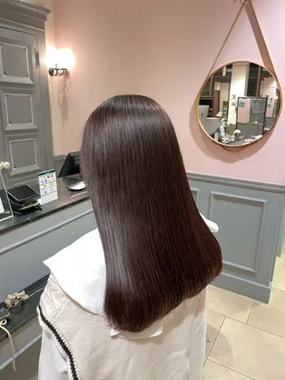 セミロング 大阪梅田 稲葉利也斗のヘアスタイル